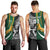 Custom New Zealand and South Africa Rugby Men Tank Top Silver Fern Protea Pattern World Cup 2023 - Wonder Print Shop