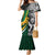 Custom New Zealand and South Africa Rugby Mermaid Dress Silver Fern Protea Pattern World Cup 2023 - Wonder Print Shop