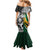 Custom New Zealand and South Africa Rugby Mermaid Dress Silver Fern Protea Pattern World Cup 2023 - Wonder Print Shop