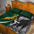 Custom New Zealand and South Africa Rugby Quilt Bed Set Silver Fern Protea Pattern World Cup 2023 - Wonder Print Shop