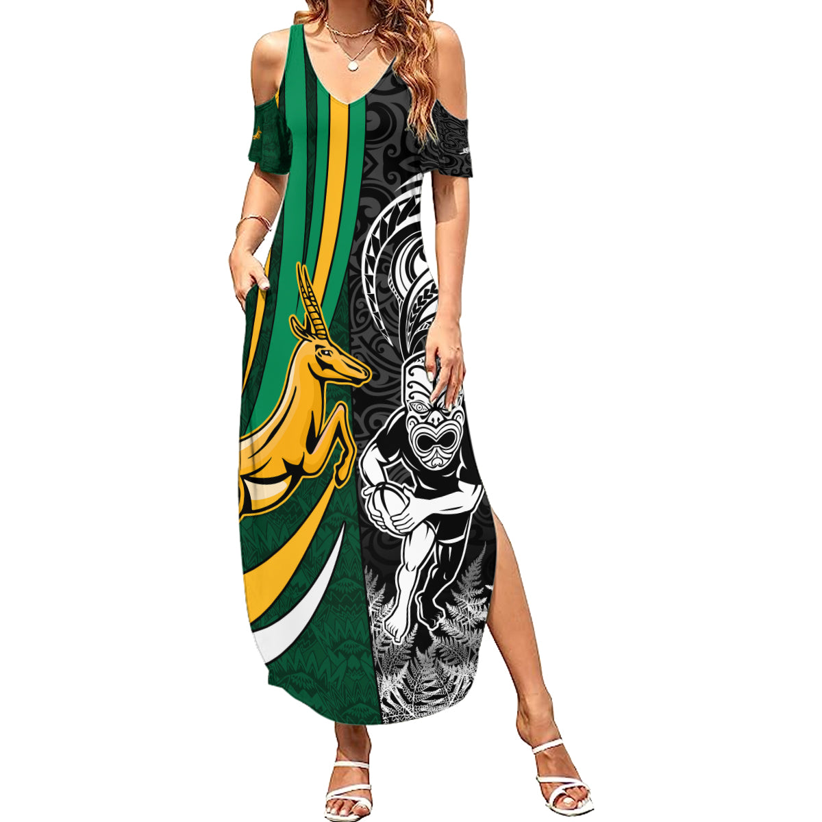 custom-new-zealand-and-south-africa-rugby-summer-maxi-dress-silver-fern-protea-pattern-world-cup-2023