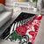 Custom New Zealand and England Rugby Area Rug Silver Fern With Red Rose World Cup 2023 - Wonder Print Shop