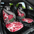 Custom New Zealand and England Rugby Car Seat Cover Silver Fern With Red Rose World Cup 2023 - Wonder Print Shop