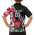 Custom New Zealand and England Rugby Family Matching Long Sleeve Bodycon Dress and Hawaiian Shirt Silver Fern With Red Rose World Cup 2023 - Wonder Print Shop