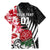 Custom New Zealand and England Rugby Family Matching Mermaid Dress and Hawaiian Shirt Silver Fern With Red Rose World Cup 2023 - Wonder Print Shop