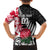 Custom New Zealand and England Rugby Family Matching Short Sleeve Bodycon Dress and Hawaiian Shirt Silver Fern With Red Rose World Cup 2023 - Wonder Print Shop