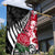 Custom New Zealand and England Rugby Garden Flag Silver Fern With Red Rose World Cup 2023 - Wonder Print Shop