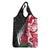 Custom New Zealand and England Rugby Grocery Bag Silver Fern With Red Rose World Cup 2023