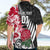 Custom New Zealand and England Rugby Hawaiian Shirt Silver Fern With Red Rose World Cup 2023 - Wonder Print Shop