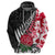 Custom New Zealand and England Rugby Hoodie Silver Fern With Red Rose World Cup 2023 - Wonder Print Shop