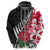 Custom New Zealand and England Rugby Hoodie Silver Fern With Red Rose World Cup 2023 - Wonder Print Shop