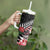 New Zealand and England Rugby Tumbler With Handle Silver Fern With Red Rose