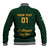 Custom South Africa Rugby Baseball Jacket Stronger Together Stronger Forever Bokke World Cup 2023 - Wonder Print Shop