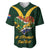 Custom South Africa Rugby Baseball Jersey Stronger Together Stronger Forever Bokke World Cup 2023 - Wonder Print Shop