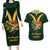 Custom South Africa Rugby Couples Matching Long Sleeve Bodycon Dress and Hawaiian Shirt Stronger Together Stronger Forever Bokke World Cup 2023 - Wonder Print Shop