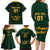 Custom South Africa Rugby Family Matching Long Sleeve Bodycon Dress and Hawaiian Shirt Stronger Together Stronger Forever Bokke World Cup 2023 - Wonder Print Shop