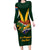 Custom South Africa Rugby Family Matching Long Sleeve Bodycon Dress and Hawaiian Shirt Stronger Together Stronger Forever Bokke World Cup 2023 - Wonder Print Shop