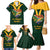 Custom South Africa Rugby Family Matching Mermaid Dress and Hawaiian Shirt Stronger Together Stronger Forever Bokke World Cup 2023 - Wonder Print Shop