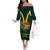 Custom South Africa Rugby Family Matching Off Shoulder Long Sleeve Dress and Hawaiian Shirt Stronger Together Stronger Forever Bokke World Cup 2023 - Wonder Print Shop