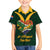 Custom South Africa Rugby Family Matching Off Shoulder Short Dress and Hawaiian Shirt Stronger Together Stronger Forever Bokke World Cup 2023 - Wonder Print Shop