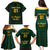 Custom South Africa Rugby Family Matching Puletasi Dress and Hawaiian Shirt Stronger Together Stronger Forever Bokke World Cup 2023 - Wonder Print Shop