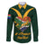 Custom South Africa Rugby Family Matching Puletasi Dress and Hawaiian Shirt Stronger Together Stronger Forever Bokke World Cup 2023 - Wonder Print Shop