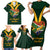 Custom South Africa Rugby Family Matching Short Sleeve Bodycon Dress and Hawaiian Shirt Stronger Together Stronger Forever Bokke World Cup 2023 - Wonder Print Shop