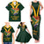 Custom South Africa Rugby Family Matching Tank Maxi Dress and Hawaiian Shirt Stronger Together Stronger Forever Bokke World Cup 2023 - Wonder Print Shop