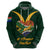 Custom South Africa Rugby Hoodie Stronger Together Stronger Forever Bokke World Cup 2023 - Wonder Print Shop