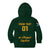 Custom South Africa Rugby Kid Hoodie Stronger Together Stronger Forever Bokke World Cup 2023 - Wonder Print Shop