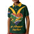 Custom South Africa Rugby Kid Polo Shirt Stronger Together Stronger Forever Bokke World Cup 2023 - Wonder Print Shop