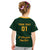 Custom South Africa Rugby Kid T Shirt Stronger Together Stronger Forever Bokke World Cup 2023 - Wonder Print Shop