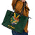 Custom South Africa Rugby Leather Tote Bag Stronger Together Stronger Forever Bokke World Cup 2023 - Wonder Print Shop