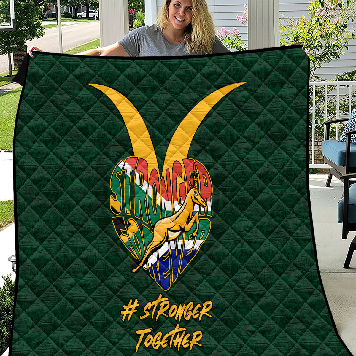 custom-south-africa-rugby-quilt-stronger-together-stronger-forever-bokke-world-cup-2023