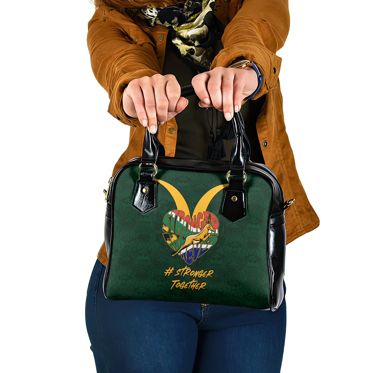 custom-south-africa-rugby-shoulder-handbag-stronger-together-stronger-forever-bokke-world-cup-2023