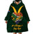 Custom South Africa Rugby Wearable Blanket Hoodie Stronger Together Stronger Forever Bokke World Cup 2023 - Wonder Print Shop