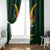 Custom South Africa Rugby Window Curtain Stronger Together Stronger Forever Bokke World Cup 2023 - Wonder Print Shop