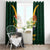 Custom South Africa Rugby Window Curtain Stronger Together Stronger Forever Bokke World Cup 2023 - Wonder Print Shop