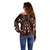 African Dashiki Pattern Vintage Off Shoulder Sweater - Wonder Print Shop