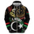 Personalized Libya Zip Hoodie White Star And Crescent - Wonder Print Shop