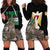 Free Palestine Hoodie Dress Eagle of Saladin