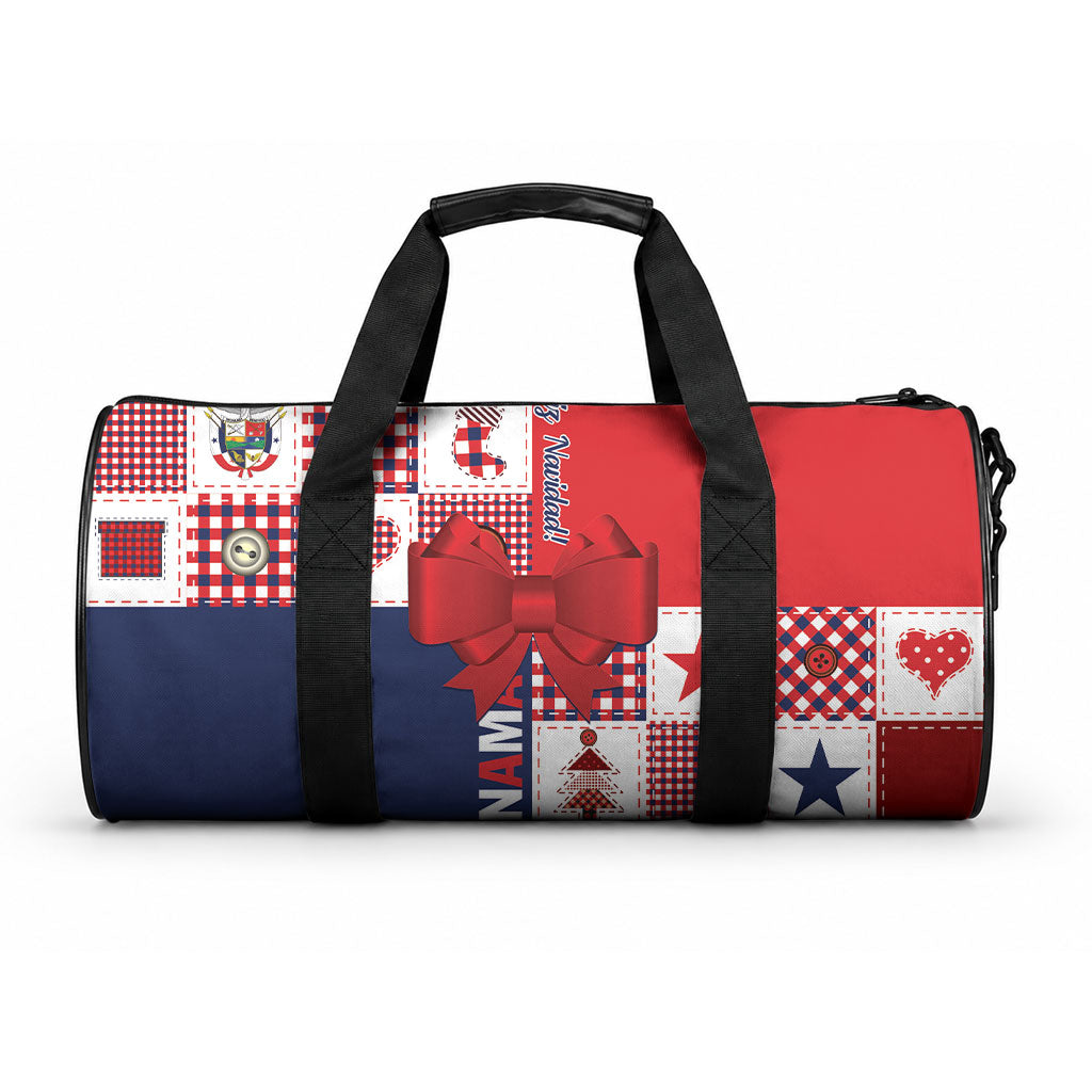Panama Christmas Feliz Navidad Duffle Bag Coquette Bow Style