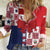 Panama Christmas Feliz Navidad Women Casual Shirt Coquette Bow Style