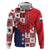 Panama Christmas Feliz Navidad Zip Hoodie Coquette Bow Style - Wonder Print Shop