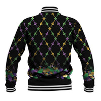 Mardi Gras King Baseball Jacket Let the Good Times Roll - Wonder Print Shop