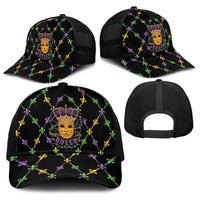 Mardi Gras King Baseball Net Cap Let the Good Times Roll - Wonder Print Shop