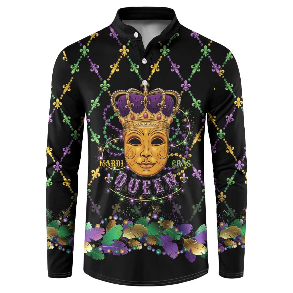 Mardi Gras King Button Sweatshirt Let the Good Times Roll - Wonder Print Shop