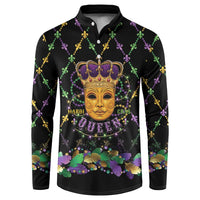 Mardi Gras King Button Sweatshirt Let the Good Times Roll - Wonder Print Shop
