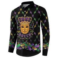 Mardi Gras King Button Sweatshirt Let the Good Times Roll - Wonder Print Shop