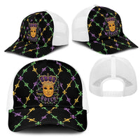 Mardi Gras King Mesh Trucker Cap Let the Good Times Roll - Wonder Print Shop